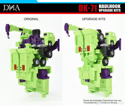 【Pre-Order】DNA Design DK-71 DK71 Upgrade Kits for Studio Series 86 SS86 Devastator Long Haul & Hook