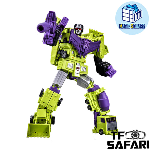 Magic Square MS Toys Constructor Devastator MS-B37A/38A MS-B39A/40A MS-B41A/B42ACombiner 3 sets Combo Repainted Version 25cm / 9.85"