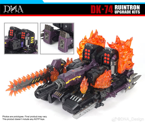【Pre-Order】DNA Design DK-74 DK74 Ruintron Upgrade Kits  for Age of the Primes AoP Megatronus The Fallen