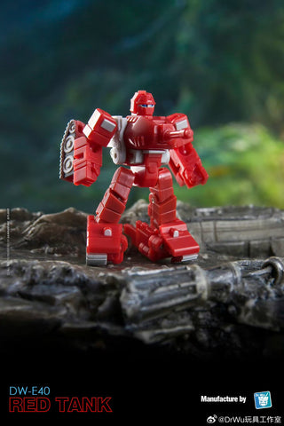 Dr.Wu & Mechanic Studio Extreme Warfare DW-E40 Red Tank (Warpath) / DW-E41 Star Shuttle (Scourge)  2 in 1 set 4.5cm