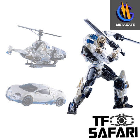 Metagate G03 G-03 Brave Warrior (Bayverse Drift White Version) 20cm / 8"