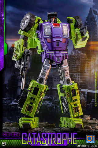 01-Studio 01S03A 01S-03A Catastrophe Desolator Combiner (Scrapper Devastator Combiner) 26cm / 10.3"