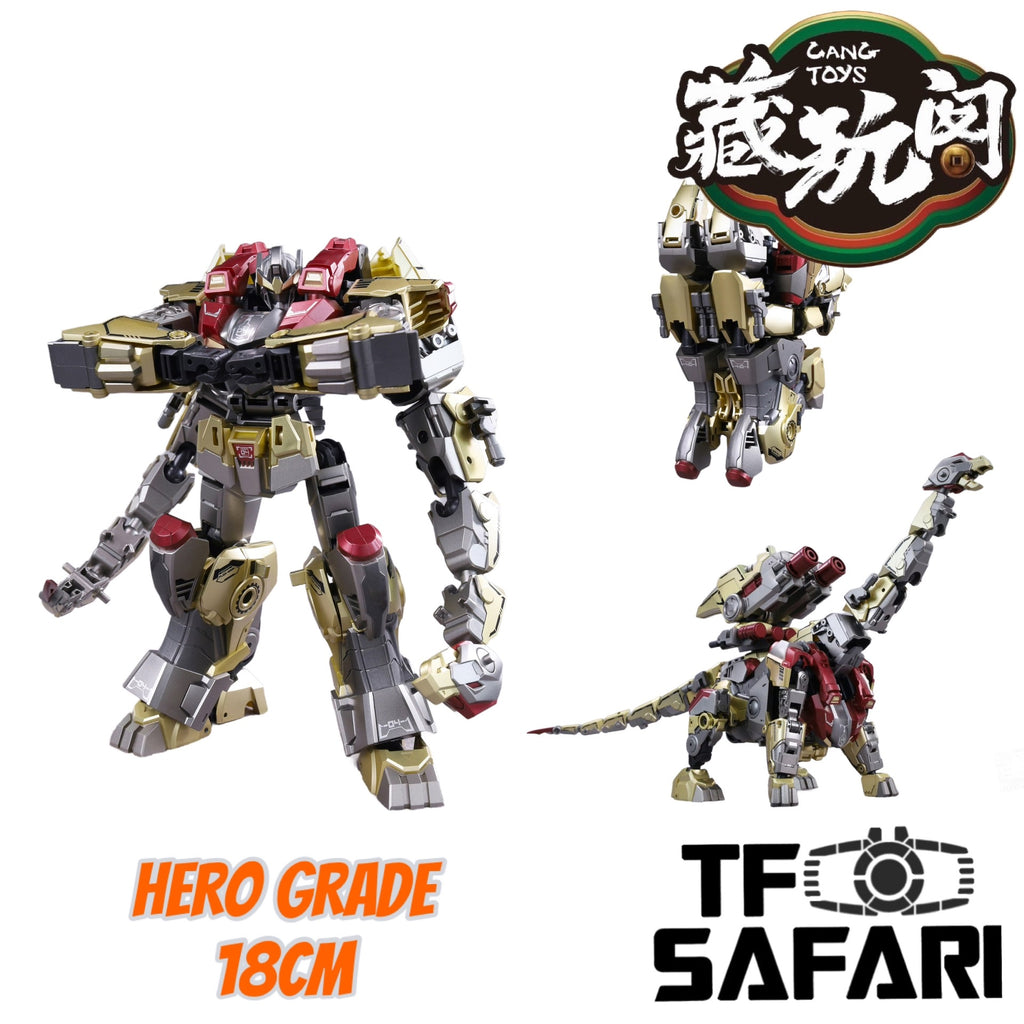 【Pre-Order】Cang Toys Cang-Toys TA-HYL004 TAHYL004 Brontosolid (Sludge, Volcanicus) Dinobot Combiner Hero Class 18cm / 7"