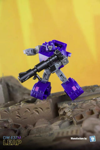 Dr.Wu & Mechanic Studio Extreme Warfare DW-E37M Leap (Cliffjumper) Shattered Glass Version/ DW-E38M Pulse Gun (Shockwave)  2 in 1 set 4.5cm