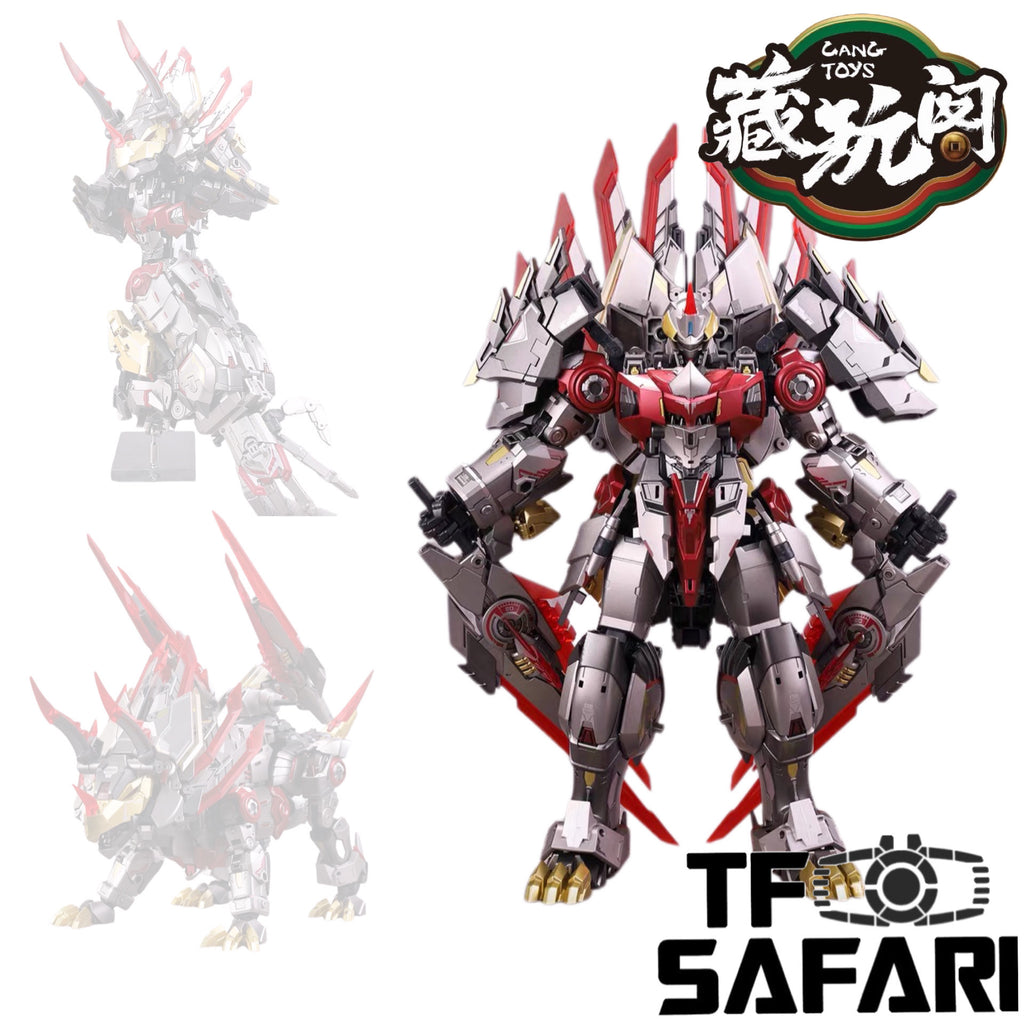 Cang Toys Cang-Toys CT-Longyan-03 CT-LONGYAN 03 TA-LYL003 Breakhorn (Slag, Volcanicus) Dinobot Combiner MP Scale 24cm / 9.5"