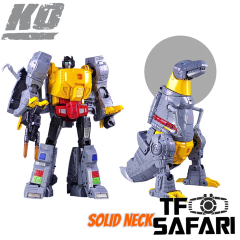 【Incoming】4th Party NB No Brand MP-08AB MP08AB Oversized KO King Grimlock Reximus Prime Animated Color Version ( with solid-neck / chest ) 32cm / 12.6"