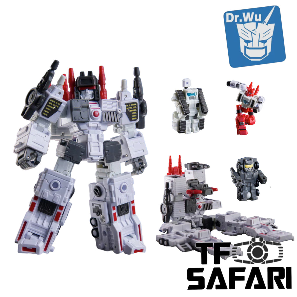Dr.Wu & Mechanic Studio Extreme Warfare DWE54 DW-E54 Iron Fortress ( Metroplex ) Dr Wu 10cm / 4"