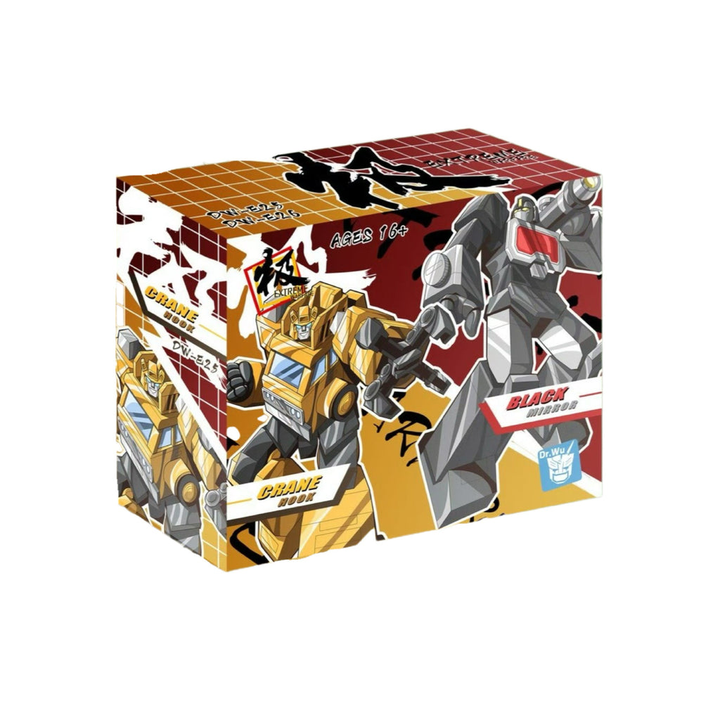 Dr.Wu & Mechanic Studio Extreme Warfare 4 Sets DW-E25 Crane Hook / E26 Black Mirror / E27 Microscope / E28 Grapple Hook (Grapple / Magnificus / Perceptor / Hauler) fit to Earthrise Titan Class 2 in 1 set 4.5cm
