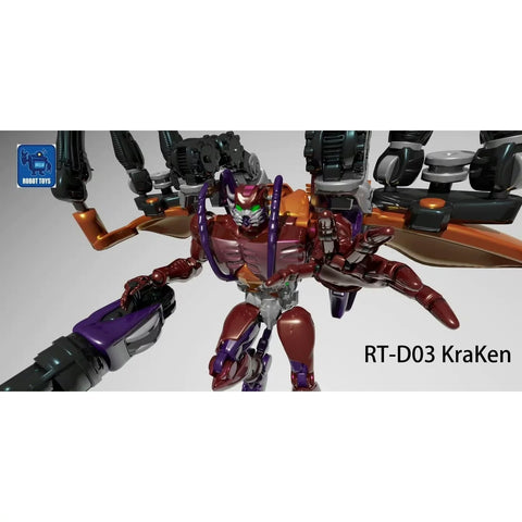 【Pre-Order】 Robot Toys RT-D03 RTD03 Kraken ( Beast Wars Rampage) 28cm / 11"