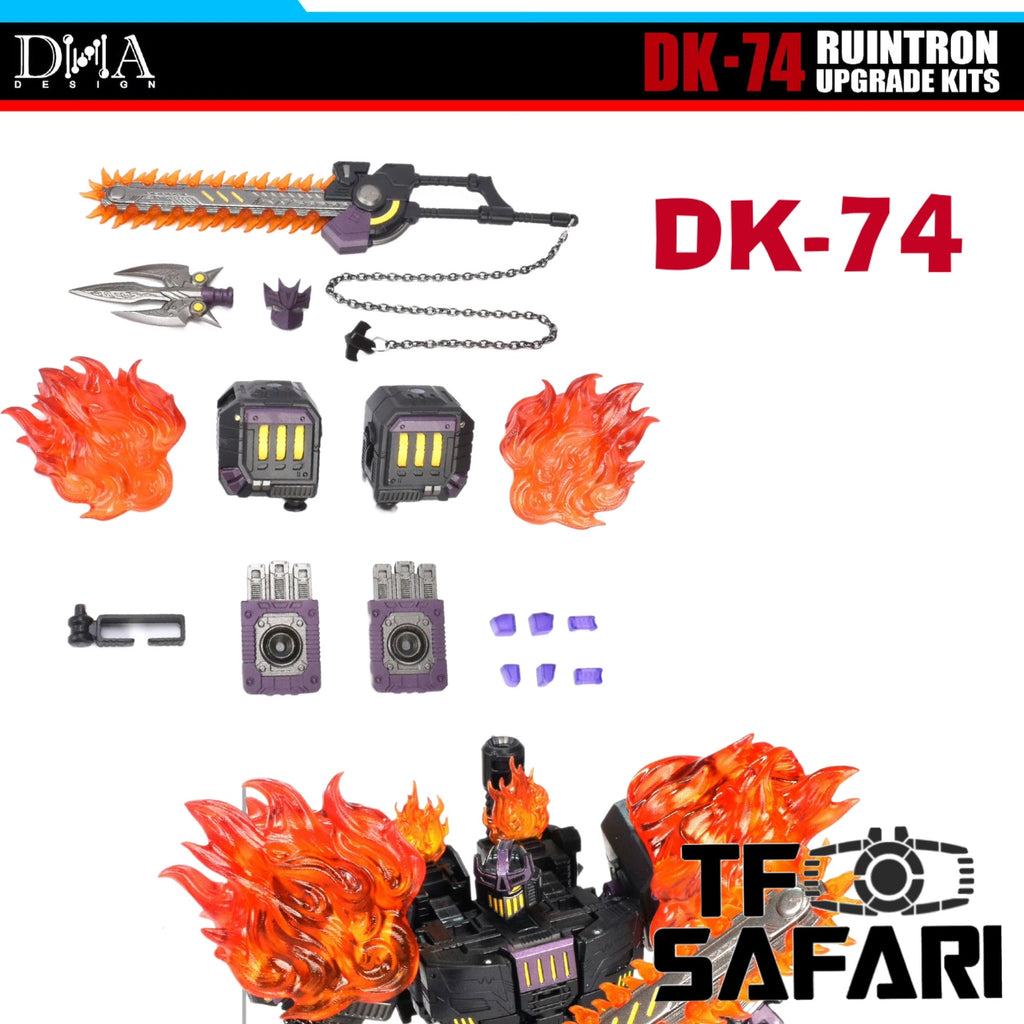 【Pre-Order】DNA Design DK-74 DK74 Ruintron Upgrade Kits for Age of the Primes AoP Megatronus The Fallen