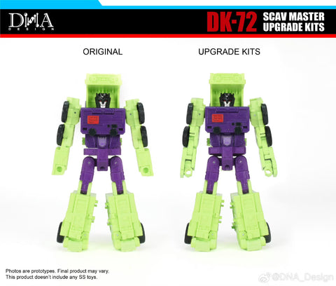 【Pre-Order】DNA Design DK-72 DK72 Upgrade Kits Scav Master for Studio Series 86 SS86 Devastator Scavanger & Mixmaster