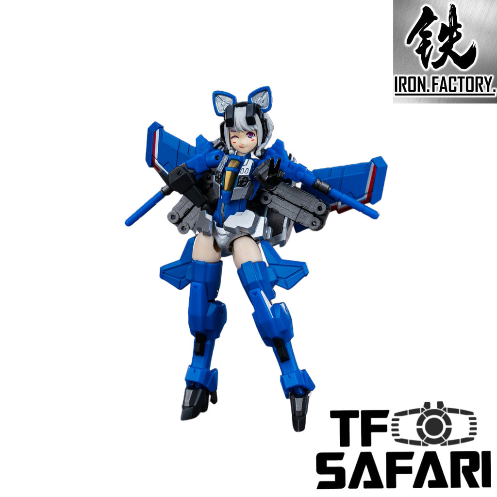 【Pre-Order】Iron Factory IF G-02 IFG02 Girls 02 Lightingwing Thundercracker Animed Figure(Mecha Girl Starscream) Non Transformable