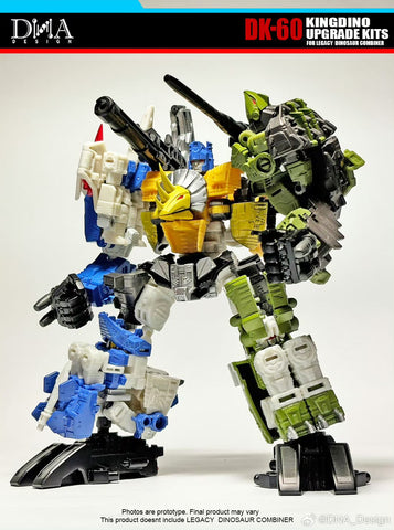 DNA Design DK-60 DK60 Upgrade Kits for Kingdino Combiner (United Dinobot Dinoking Multipack)