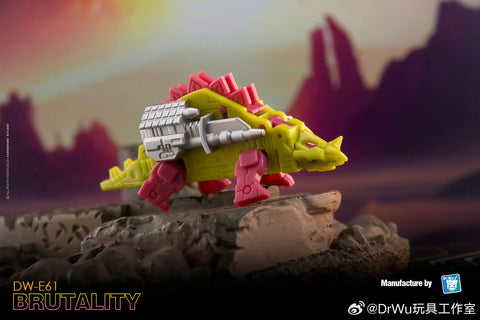 Dr.Wu DW-E61 Brutality & E62 Slaugher (Slugfest and Overkill, 2 in 1 Mini-Cassette Warriors ) for WFC Siege Soundwave / Blaster Dr Wu