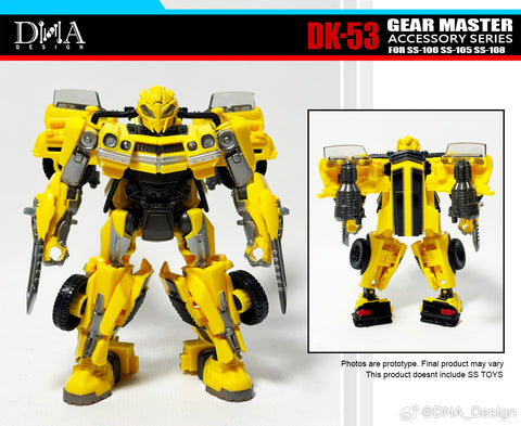DNA Design DK-53 DK53 Upgrade Kits for Studio Series SS-100 Bumblebee & SS-105 Mirage & SS-108 Wheeljack