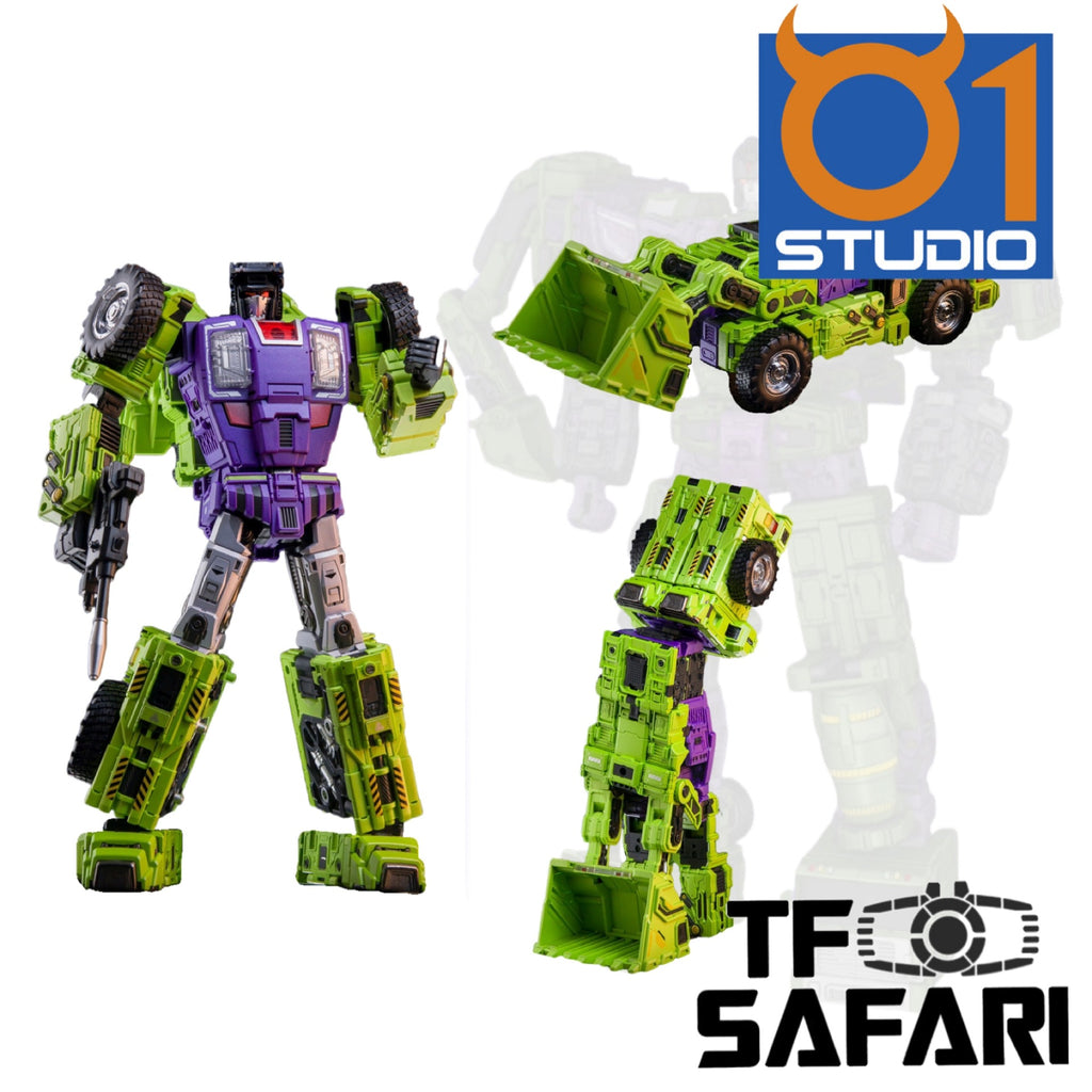 01-Studio 01S03A 01S-03A Catastrophe Desolator Combiner (Scrapper Devastator Combiner) 26cm / 10.3"