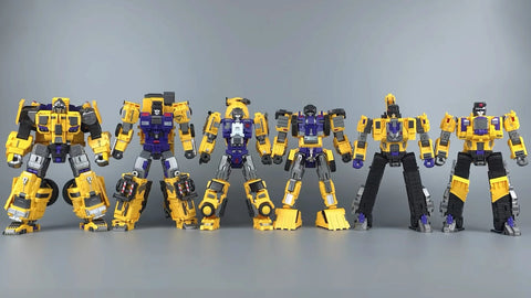 Mecha Invasion GLA01-06Y GLA-01-06Y Construct Titan (Constructors Devastator) Combiner (6 in 1 set)