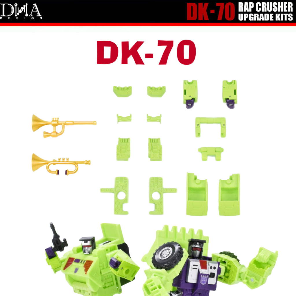 【Pre-Order】DNA Design DK-70 DK70 Upgrade Kits for Studio Series 86 SS86 Devastator Bonecrusher & Scrapper