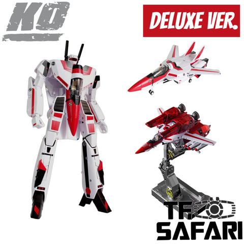 FUGU FG Model FG-01 FG01 KO Macross VF1S God of Flame with Fast Pack Armor Deluxe Version 24cm / 9.5“