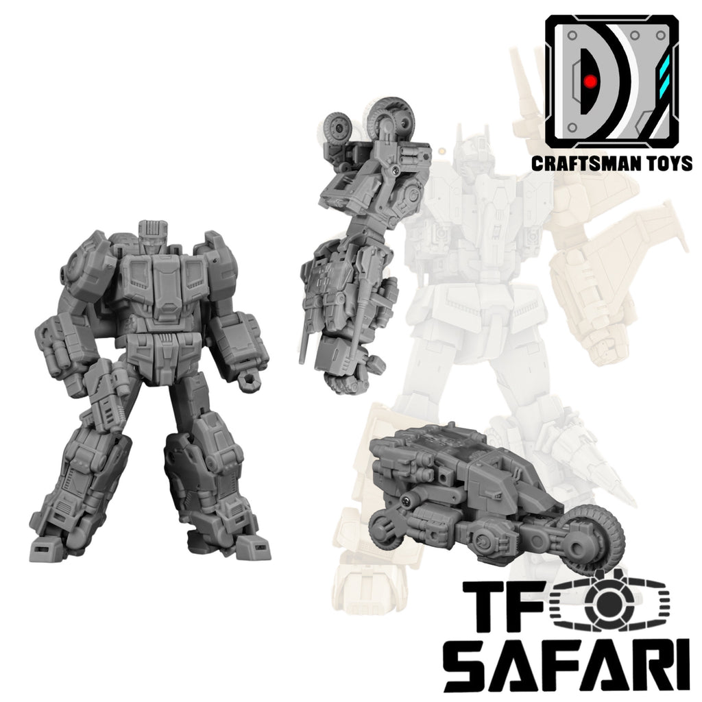 【Pre-Order】Craftsman Toys Dajiangshe DJS-02B DJS02B Motor / Tacticlord Combiner ( IDW G1 Afterburner / Computron Combiner / Technobot) 10cm / 4"