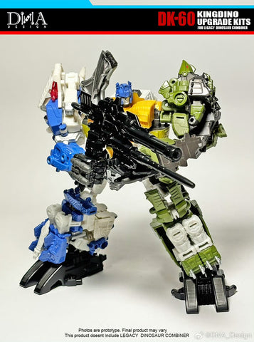 DNA Design DK-60 DK60 Upgrade Kits for Kingdino Combiner (United Dinobot Dinoking Multipack)