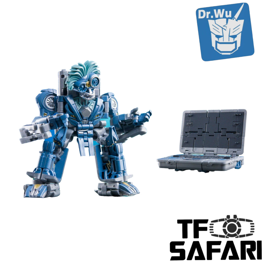 Dr.Wu & Mechanic Studio Movie Collector MC04 MC-04 Einstein ( Brains Legends Class fit to SS series) Dr Wu 8cm / 3.15"