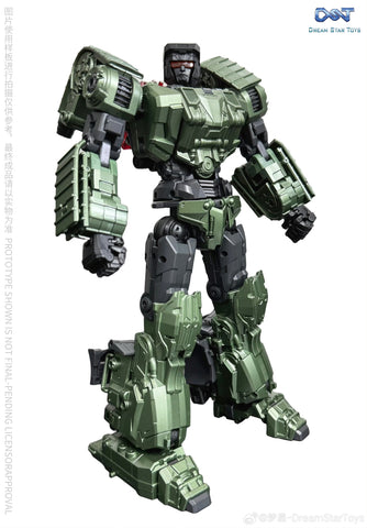 Dream Star Toys  DST02-004 DST02004 Pushing Machine Warrior ( Bonecrusher, Constructicon, Devastator Combiner) DreamStarToys Metallic Version 24.5 cm / 9.6"