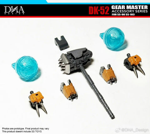 DNA Design DK-52 DK52 Upgrade Kits for Studio Series SS-98 Cheetor & SS-103 Rhinox
