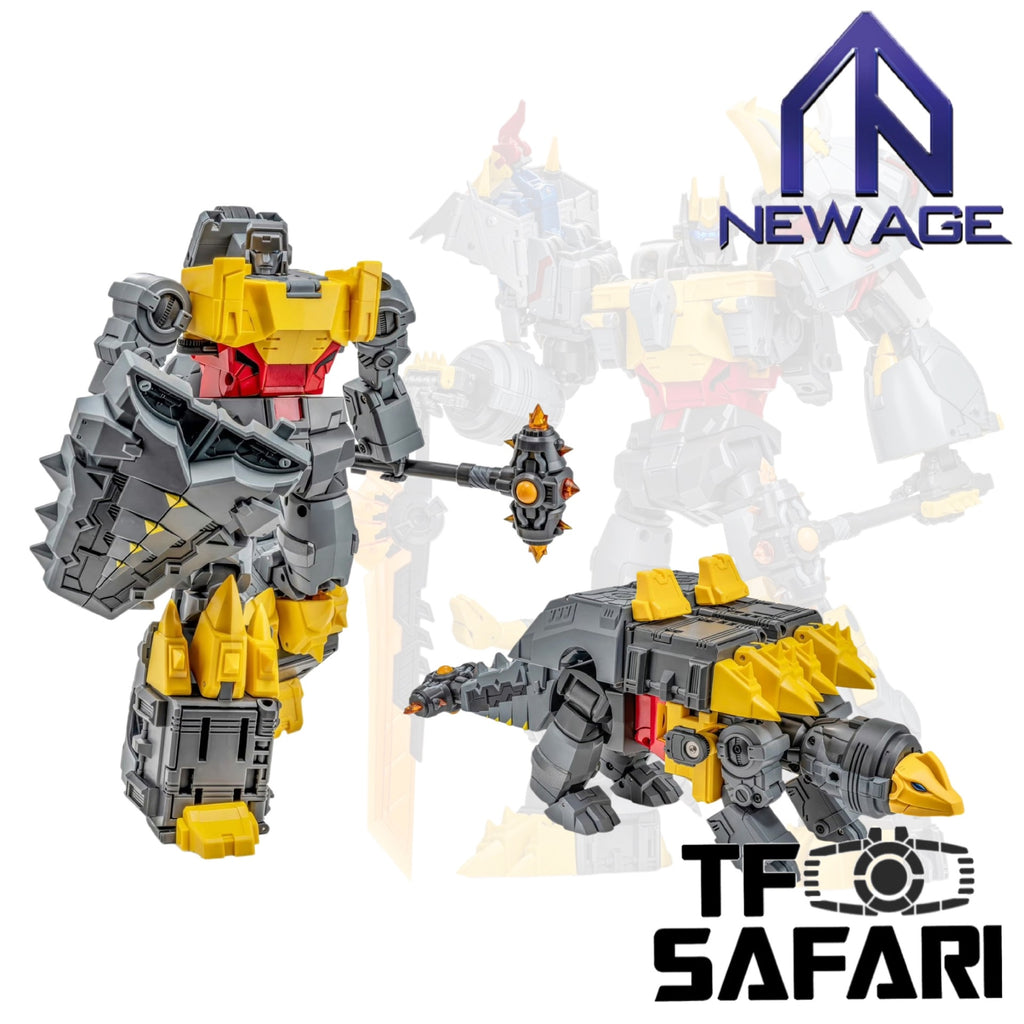 【Pre-Order】Newage H72 H-72 Typhon Ankylosaurus Dinobot Volcanicus Combiner