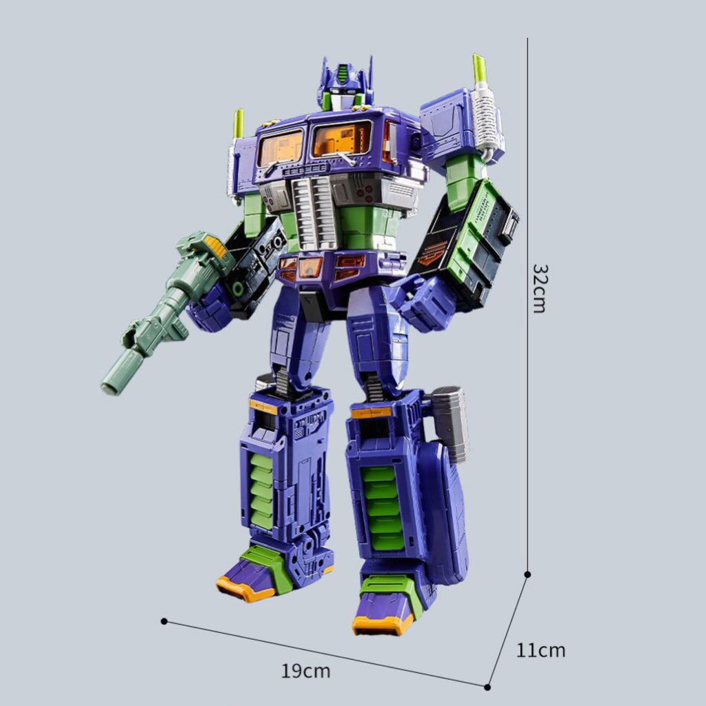 4th Party WJ WEISHUANG MPP10 MPP-10 Commander ( W8036 Oversized MP10 Optimus Prime) EVA Version with Trailer 32cm / 12.6"