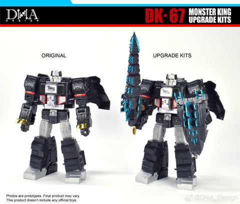 【Pre-Order】DNA Design DK-67 DK67 Upgrade Kits for Monster King (Megatron Type Godzilla Synergenex)