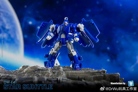 Dr.Wu & Mechanic Studio Extreme Warfare DW-E40 Red Tank (Warpath) / DW-E41 Star Shuttle (Scourge)  2 in 1 set 4.5cm