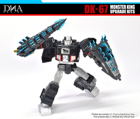 【Pre-Order】DNA Design DK-67 DK67 Upgrade Kits for Monster King (Megatron Type Godzilla Synergenex)