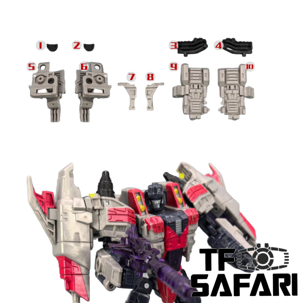 Go Better Studio GX-67 GX67 Upgrade Kit / Gap fillers for Legacy United Cybertron Universe Starscream Upgrade Kit