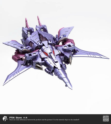 Pangu Toys PT-06 PT06 Flame Blave Storm (Modified Iron Factory EX48 Hannyamaru, Samurai Cyclonus) 15cm / 5.9"