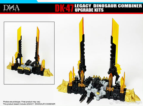 【Pre-Order】DNA Design DK-47 DK47 Upgrade Kits for Legacy Dinosaur Combiner / Volcanicus