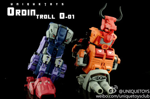 Unique Toys UT O01 O-01 Troll / Odin Combiner (Blot / Abominus) 17.8cm / 7“