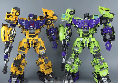 Mecha Invasion GLA01-06Y GLA-01-06Y Construct Titan (Constructors Devastator) Combiner (6 in 1 set)