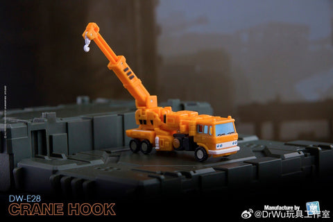 Dr.Wu & Mechanic Studio Extreme Warfare 4 Sets DW-E25 Crane Hook / E26 Black Mirror / E27 Microscope / E28 Grapple Hook (Grapple / Magnificus / Perceptor / Hauler) fit to Earthrise Titan Class 2 in 1 set 4.5cm