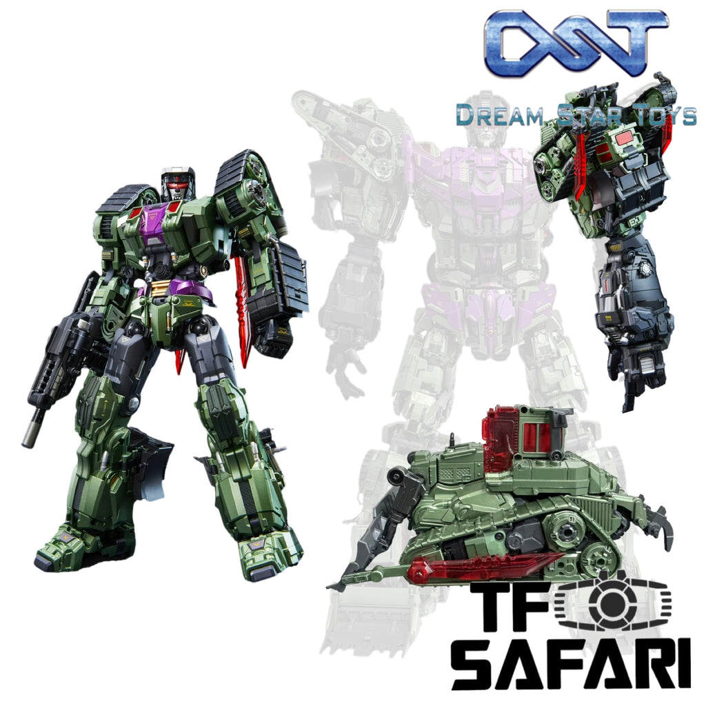 Dream Star Toys  DST02-004 DST02004 Pushing Machine Warrior ( Bonecrusher, Constructicon, Devastator Combiner) DreamStarToys Metallic Version 24.5 cm / 9.6"
