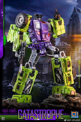 01-Studio 01S03A 01S-03A Catastrophe Desolator Combiner (Scrapper Devastator Combiner) 26cm / 10.3"