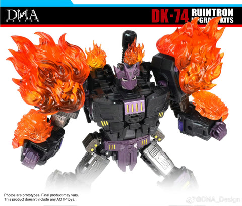 【Pre-Order】DNA Design DK-74 DK74 Ruintron Upgrade Kits  for Age of the Primes AoP Megatronus The Fallen