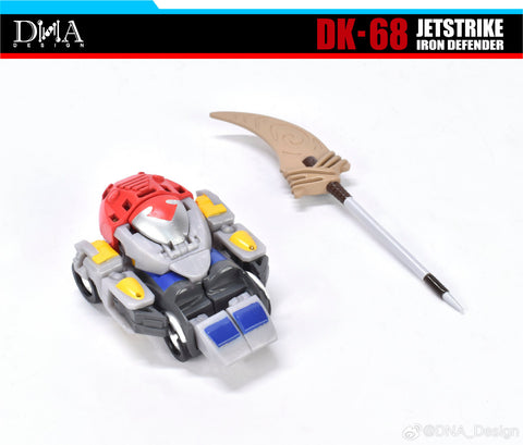 【Pre-Order】DNA Design DK-68 DK68 Jetstrike Iron Defender (Repainted G1 Wheelie)