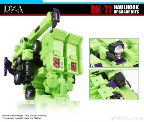 【Pre-Order】DNA Design DK-71 DK71 Upgrade Kits for Studio Series 86 SS86 Devastator Long Haul & Hook