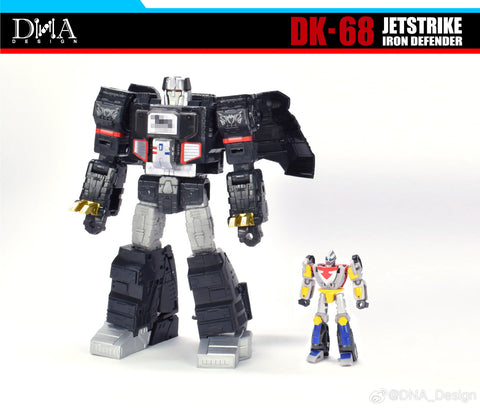 【Pre-Order】DNA Design DK-68 DK68 Jetstrike Iron Defender (Repainted G1 Wheelie)