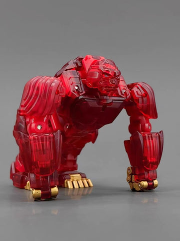 Robot Toys RT-01R RT01R Caesar (Beast Wars BW Optimus Primal) Crystal Red Version