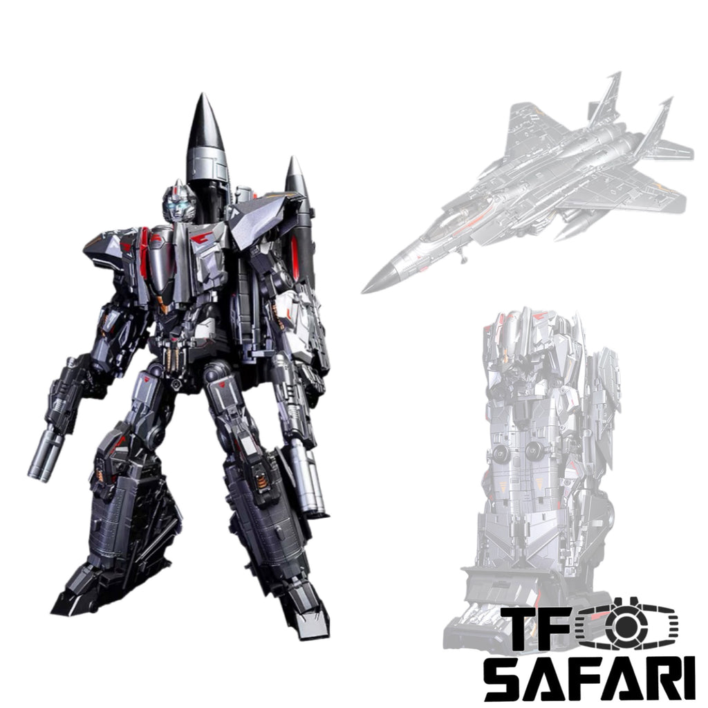 Dream Star Toys  DST01-004 DST-04 Top Raid Encourager Combiner ( Air Raid, Aerialbots , Superion) Metallic Version 22cm (8.5") DreamStarToys