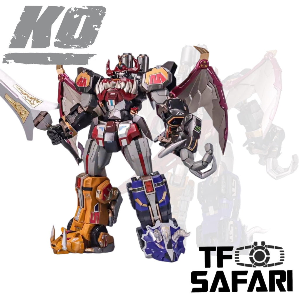 4th Party Explosion Model (Zhalie Model) ZL01 ZL-01 KO Flame Toys Mighty Morphin Power Rangers Dino Megazord 25cm