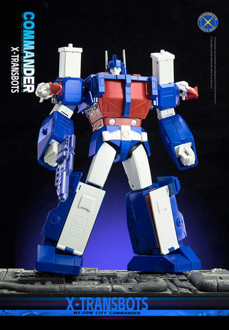 XTransbots MX-22M MX-XXIIM MX22M Commander Stack ( Ultra Magnus )  Metallic Painting Version X-transbots 27cm / 10.7"