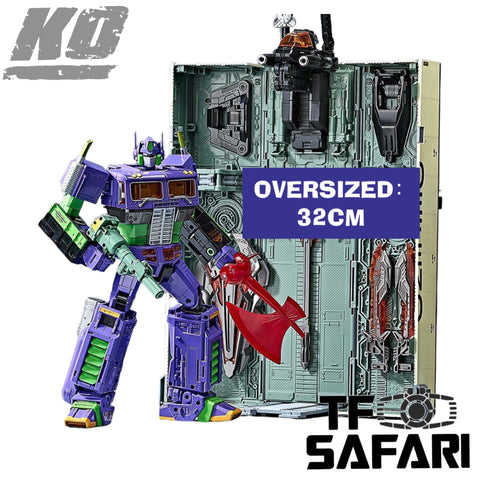 4th Party WJ WEISHUANG MPP10 MPP-10 Commander ( W8036 Oversized MP10 Optimus Prime) EVA Version with Trailer 32cm / 12.6"